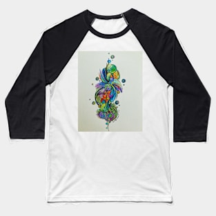 Color Abstract Baseball T-Shirt